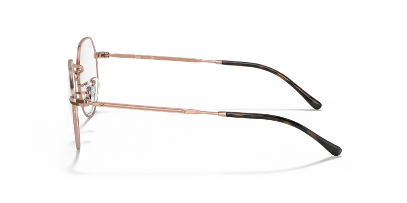 Ray - Ban Unisex RX6465 JACK 2943 Montature da vista Metallo Bronzo Trasparente Geometrica Normale miniatura 3