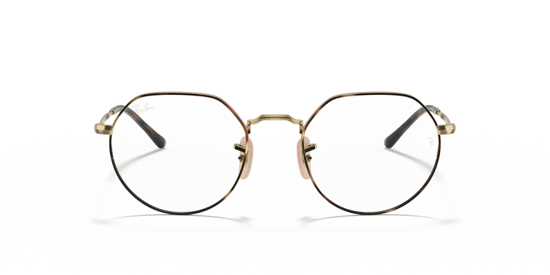 Ray - Ban Unisex RX6465 JACK 2945 Montature da vista Metallo Tartaruga Trasparente Geometrica Normale miniatura 2