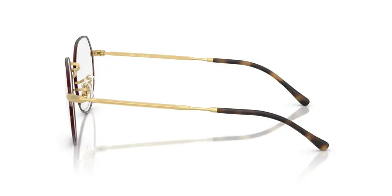 Ray - Ban Unisex RX6465 JACK 3188 Montature da vista Metallo Havana Trasparente Geometrica Normale miniatura 3