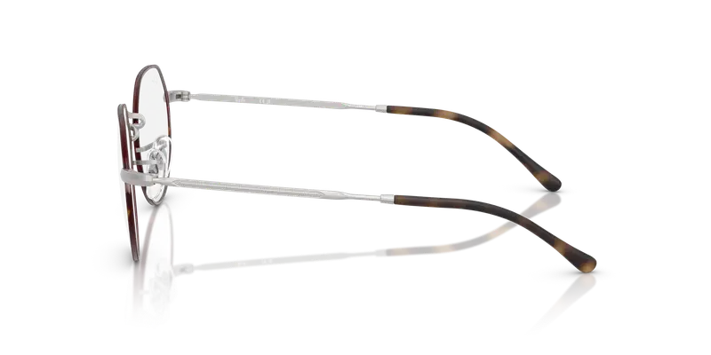 Ray - Ban Unisex RX6465 JACK 3194 Montature da vista Metallo Havana Trasparente Geometrica Normale miniatura 3