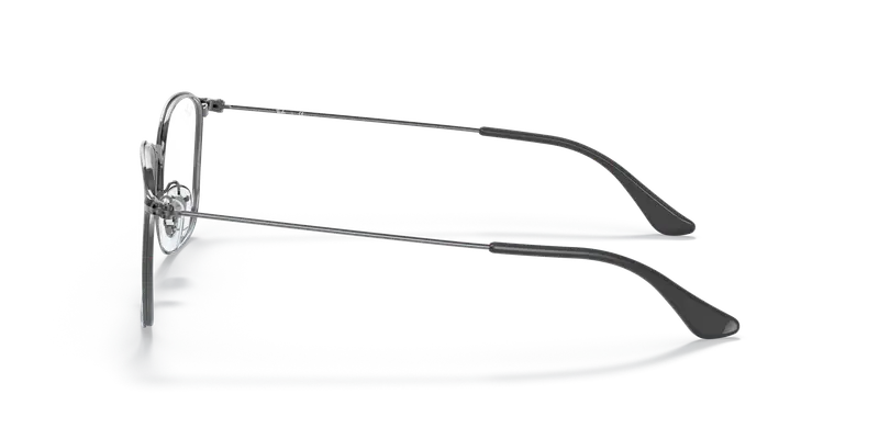 Ray - Ban Unisex RX6466 3102 Montature da vista Metallo Grigio Trasparente Squadrata Normale miniatura 3