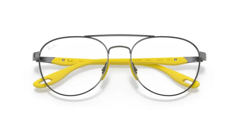 Unisex RX6473M F065 Montature da vista Metallo Canna di fucile Pantos miniatura 2