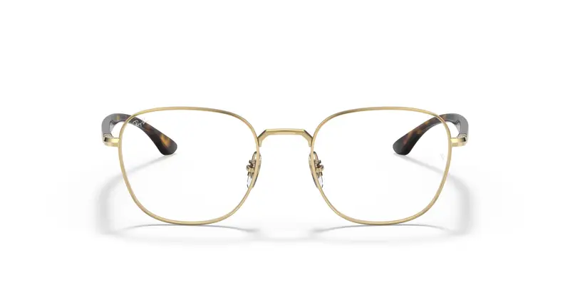 Ray - Ban Unisex RX6477 3119 Montature da vista Metallo Oro Squadrata miniatura 2