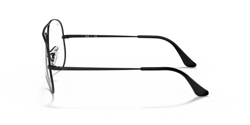 Ray - Ban Unisex RX6489 AVIATOR 2503 Montature da vista Metallo Nero Trasparente Pilot Normale miniatura 3