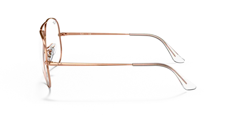 Ray - Ban Unisex RX6489 AVIATOR 3094 Montature da vista Metallo Oro Trasparente Pilot Normale miniatura 3