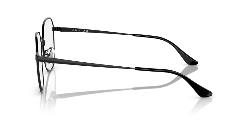 Ray - Ban Unisex RX6490D 2509 Montature da vista Metallo Nero Trasparente Geometrica Normale miniatura 3