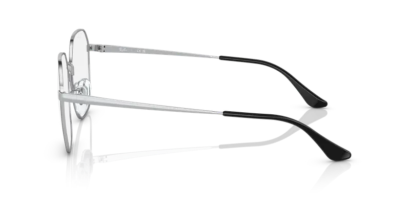 Ray - Ban Unisex RX6490D 2983 Montature da vista Metallo Nero Trasparente Geometrica Normale miniatura 3