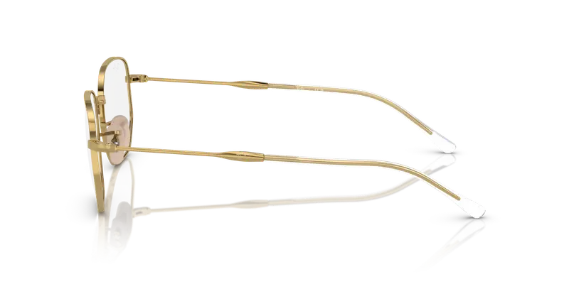 Ray - Ban Unisex RX6496 2500 Montature da vista Metallo Oro Trasparente Geometrica Normale miniatura 3