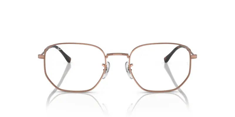 Unisex RX6496 3094 Montature da vista Metallo Oro Trasparente Geometrica Normale miniatura 3