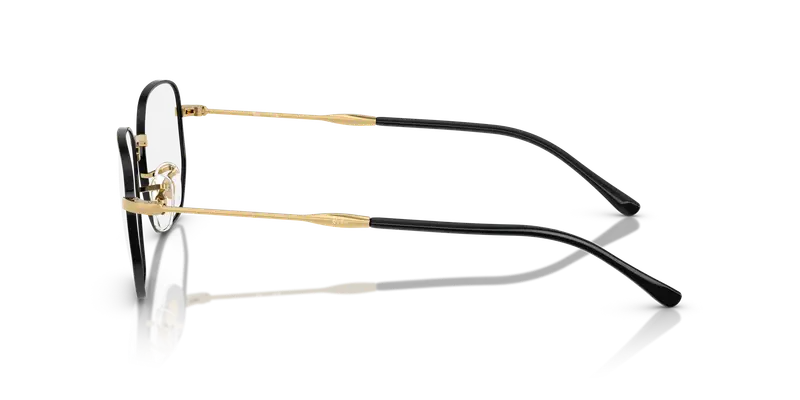 Ray - Ban Unisex RX6496 3175 Montature da vista Metallo Nero Trasparente Geometrica Normale miniatura 3