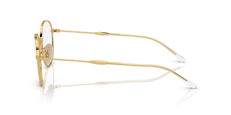 Ray - Ban Unisex RX6509 2500 Montature da vista Metallo Oro Trasparente Pantos Normale miniatura 3