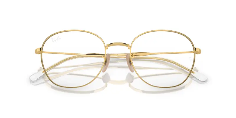 Unisex RX6509 2500 Montature da vista Metallo Oro Trasparente Pantos Normale miniatura 2