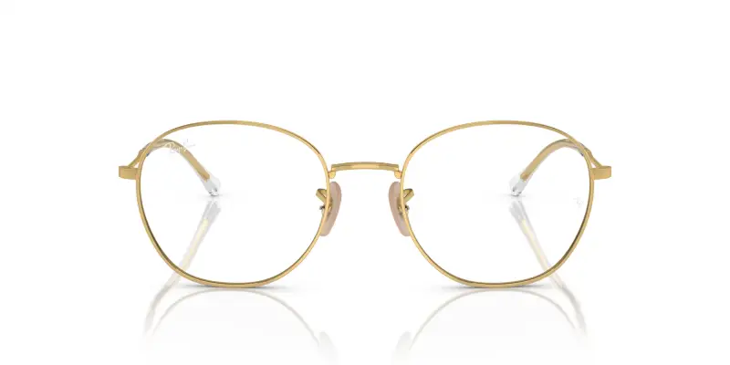 Unisex RX6509 2500 Montature da vista Metallo Oro Trasparente Pantos Normale miniatura 3