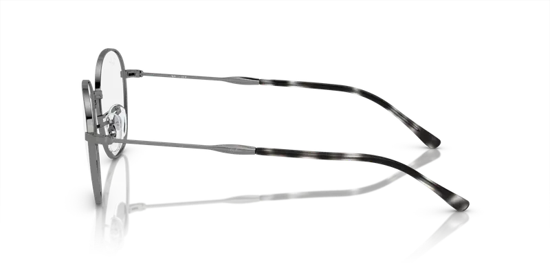 Ray - Ban Unisex RX6509 2502 Montature da vista Metallo Grigio Trasparente Pantos Normale miniatura 3