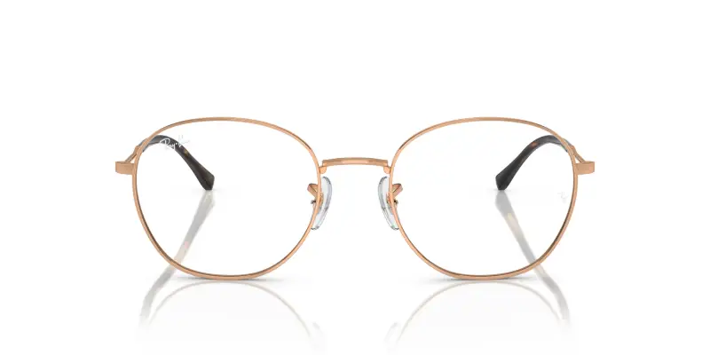 Unisex RX6509 3094 Montature da vista Metallo Oro Trasparente Pantos Normale miniatura 3