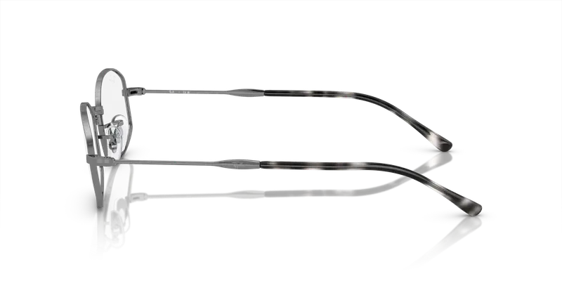 Ray - Ban Unisex RX6510 2502 Montature da vista Metallo Grigio Trasparente Pillow Normale miniatura 3