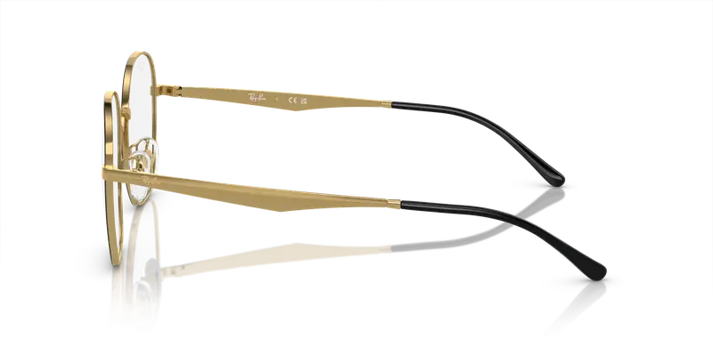 Ray - Ban Unisex RX6515D 2991 Montature da vista Metallo Nero Trasparente Geometrica Normale miniatura 3