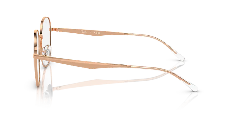 Ray - Ban Unisex RX6515D 3094 Montature da vista Metallo Oro Trasparente Geometrica Normale miniatura 3