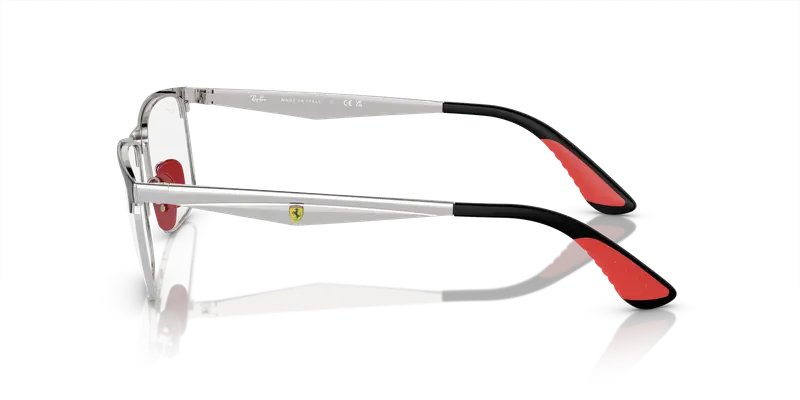 Ray - Ban Unisex RX6516M F060 Montature da vista Metallo Nero Trasparente Squadrata Normale miniatura 3