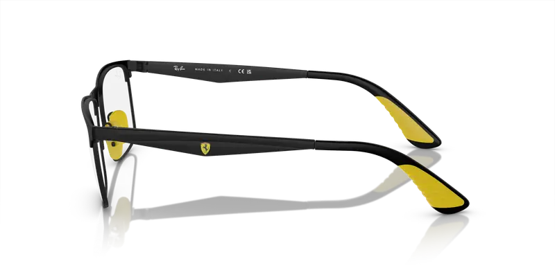 Ray - Ban Unisex RX6516M F091 Montature da vista Metallo Nero Trasparente Squadrata Normale miniatura 3