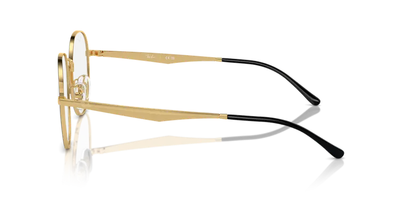 Ray - Ban Unisex RX6517D 2991 Montature da vista Metallo Nero Trasparente Pantos Normale miniatura 3