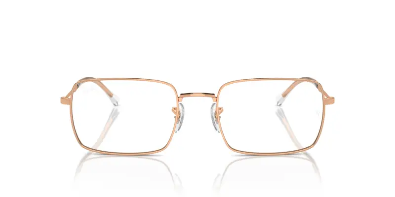 Unisex RX6520 3094 Montature da vista Metallo Oro Trasparente Squadrata Normale miniatura 3