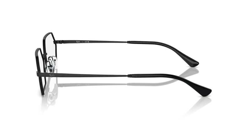 Ray - Ban Unisex RX6528 YEVI 2503 Montature da vista Metallo Nero Trasparente Geometrica Normale miniatura 3