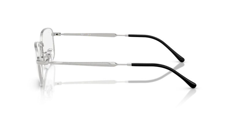 Ray - Ban Unisex RX6533 2501 Montature da vista Metallo Argento Trasparente Pillow Normale miniatura 3