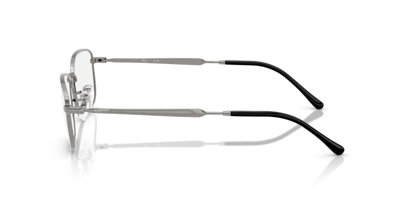 Ray - Ban Unisex RX6533 2502 Montature da vista Metallo Grigio Trasparente Pillow Normale miniatura 3