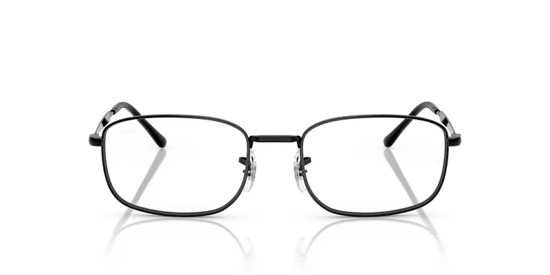 Ray - Ban Unisex RX6533 2509 Montature da vista Metallo Nero Trasparente Pillow Normale miniatura 2