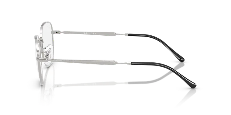 Ray - Ban Unisex RX6534 2501 Montature da vista Metallo Argento Trasparente Squadrata Normale miniatura 3