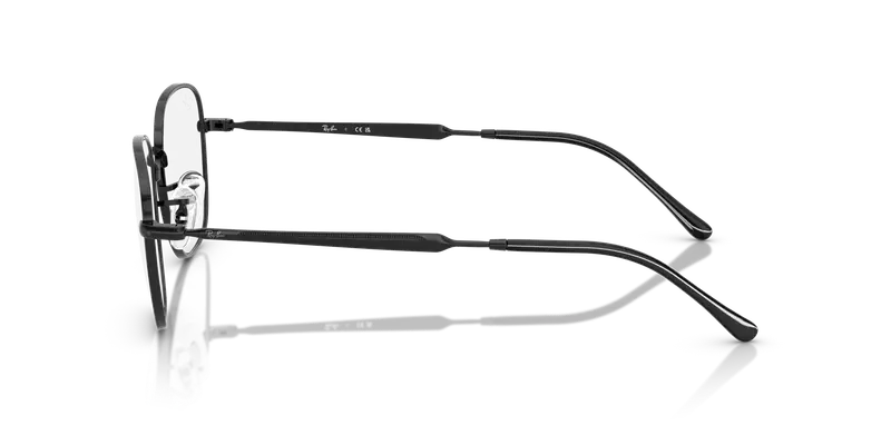 Ray - Ban Unisex RX6534 2509 Montature da vista Metallo Nero Trasparente Squadrata Normale miniatura 3