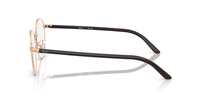 Ray - Ban Unisex RX6538D 3094 Montature da vista Metallo Oro Trasparente Pantos Normale miniatura 3