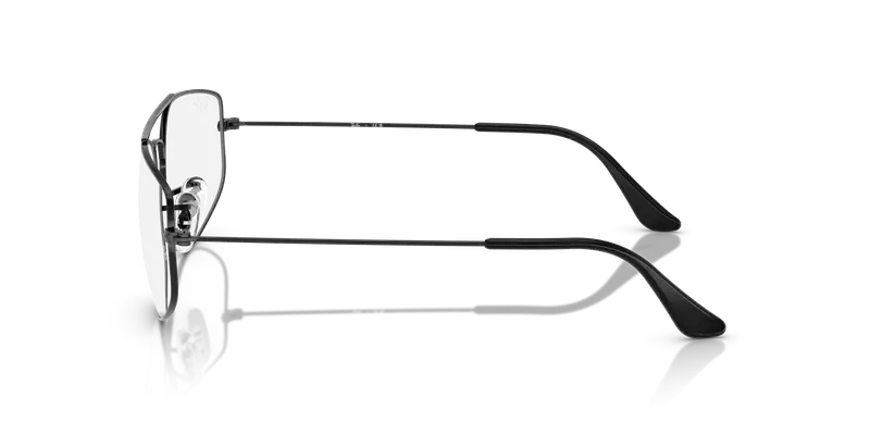 Ray - Ban Unisex RX6545 EXPLORER 5 2509 Montature da vista Metallo Nero Trasparente Geometrica Normale miniatura 3