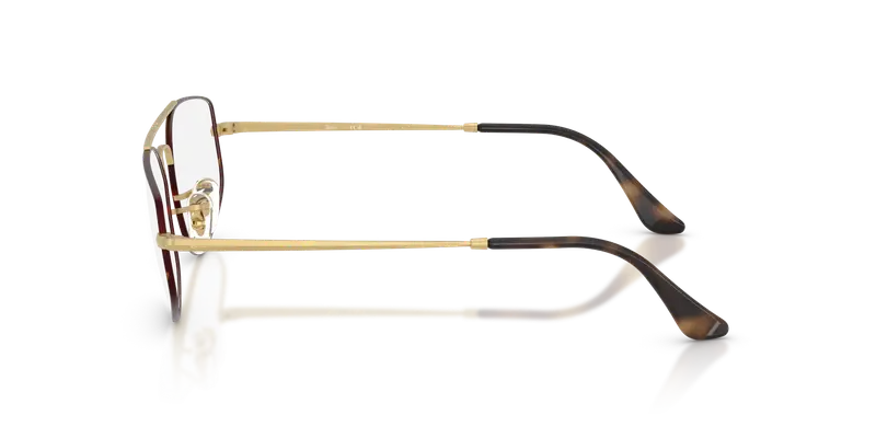 Ray - Ban Unisex RX6545 EXPLORER 5 3188 Montature da vista Metallo Havana Trasparente Geometrica Normale miniatura 3