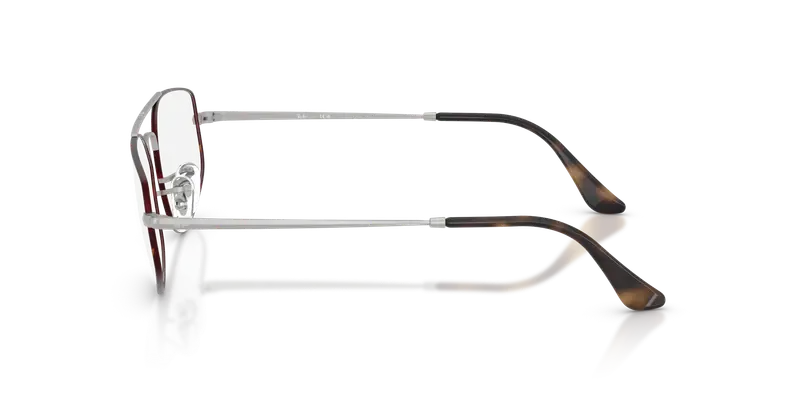 Ray - Ban Unisex RX6545 EXPLORER 5 3194 Montature da vista Metallo Havana Trasparente Geometrica Normale miniatura 3