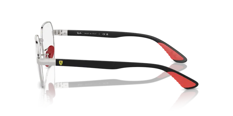 Ray - Ban Unisex RX6594M F031 Montature da vista Metallo Argento Trasparente Geometrica Normale miniatura 3