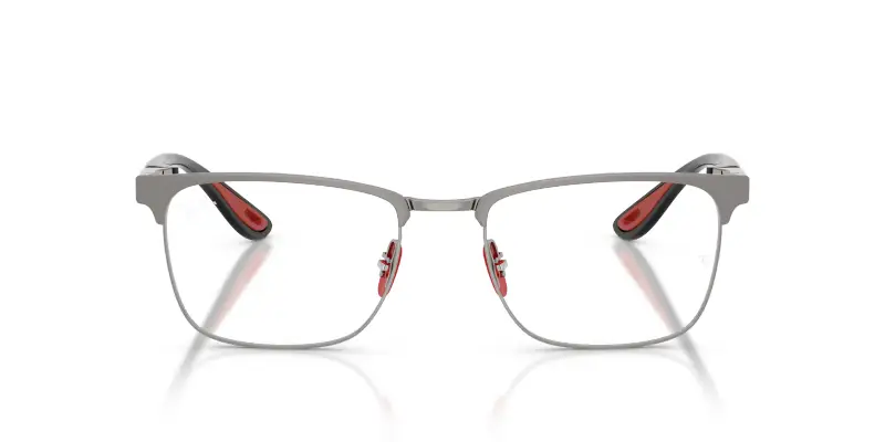 Unisex RX6621M F129 Montature da vista Metallo Grigio Trasparente Squadrata Normale miniatura 3