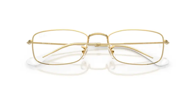 Unisex RX6647 2500 Montature da vista Metallo Oro Trasparente Geometrica Normale miniatura 2