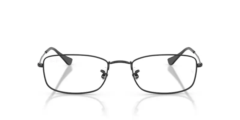 Unisex RX6647 2509 Montature da vista Metallo Nero Trasparente Geometrica Normale miniatura 3