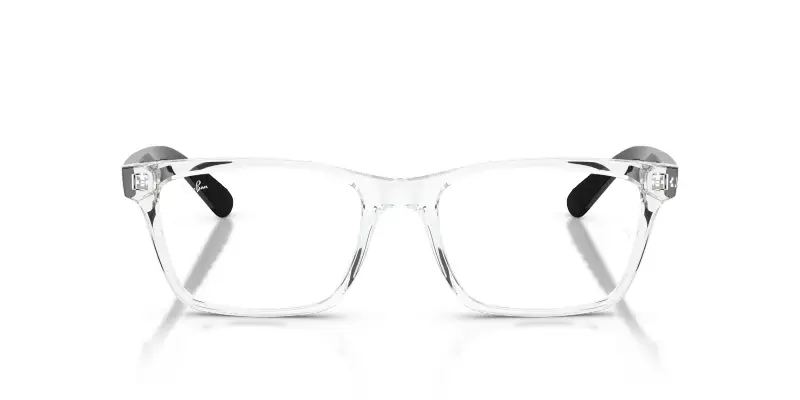 Unisex RX7025 5943 Montature da vista Iniettato Trasparente Trasparente Squadrata Normale miniatura 3