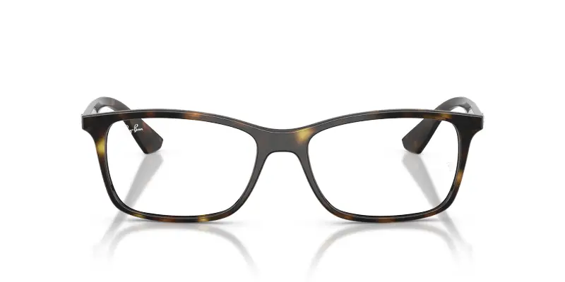 Unisex RX7047 2012 Montature da vista Iniettato Tartaruga Trasparente Squadrata Normale miniatura 3