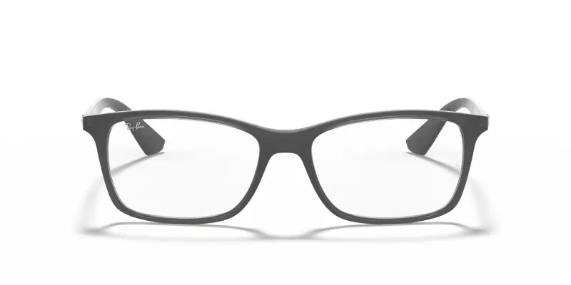 Unisex RX7047 5482 Montature da vista Iniettato Grigio Trasparente Squadrata Normale miniatura 3