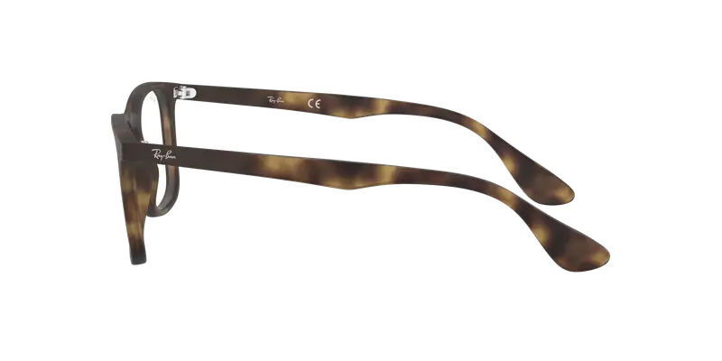 Ray - Ban Unisex RX7074 5365 Montature da vista Iniettato Tartaruga Trasparente Squadrata Normale miniatura 2