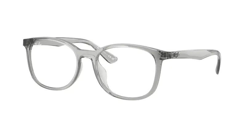 Ray - Ban Unisex RX7093D  8012 Montature da vista Iniettato Grigio Trasparente Squadrata Normale