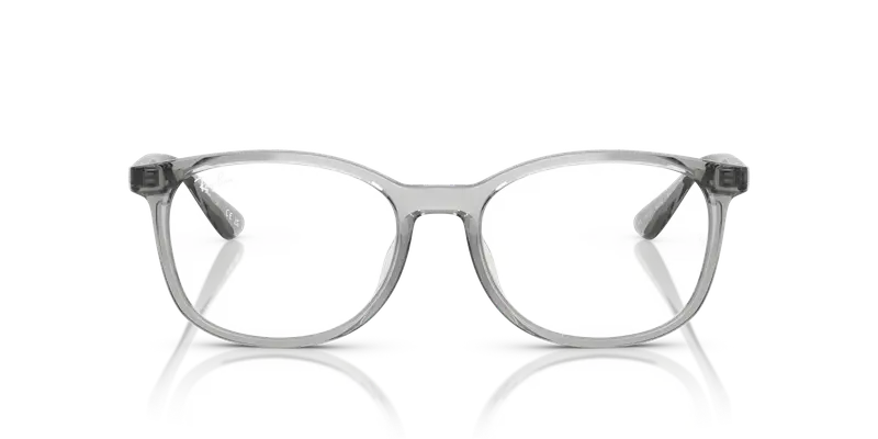 Ray - Ban Unisex RX7093D 8012 Montature da vista Iniettato Grigio Trasparente Squadrata Normale miniatura 2