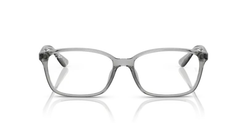 Ray - Ban Unisex RX7094D 8012 Montature da vista Iniettato Grigio Trasparente Squadrata Normale miniatura 2