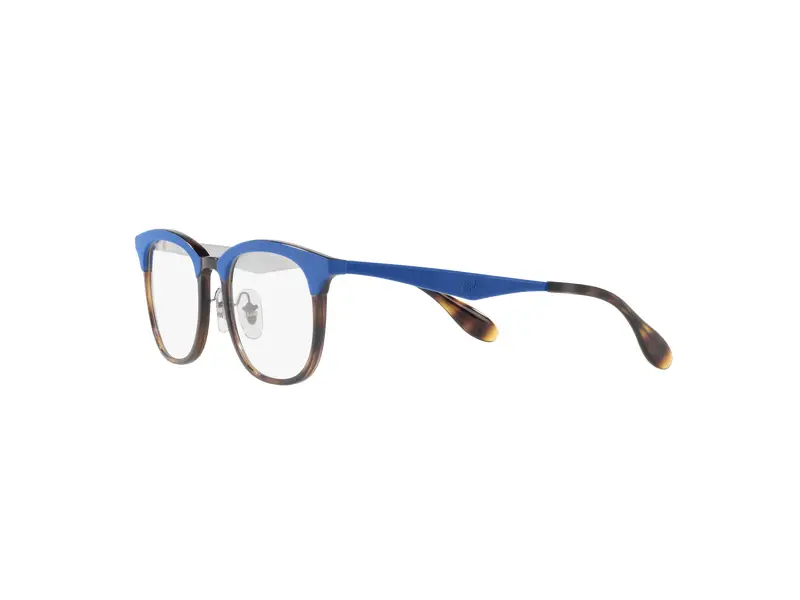 Ray - Ban Unisex RX7112 5729 Montature da vista Plastica Blu Squadrata miniatura 2
