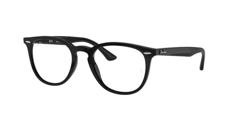Unisex RX7159 2000 Montature da vista Acetato Nero Trasparente Pantos Normale