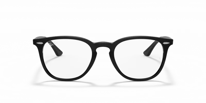 Ray - Ban Unisex RX7159F 2000 Montature da vista Acetato Nero Trasparente Pantos Normale miniatura 2